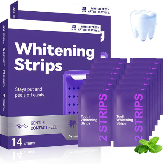 Purple Teeth Whitening Strips – 28 Pairs