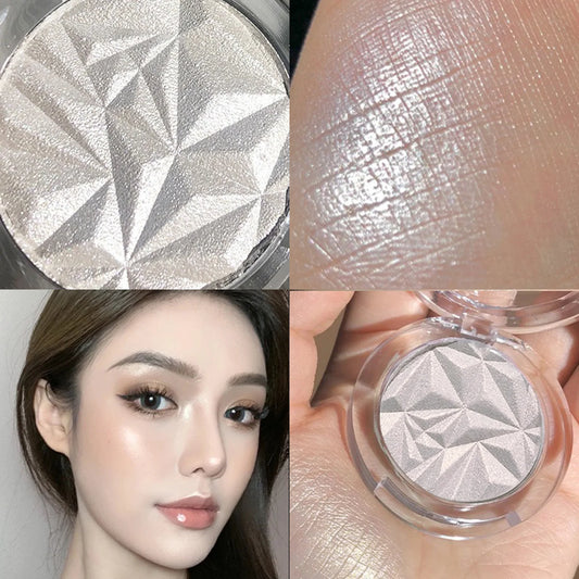 Shimmer Glow Highlighter Duo Palette for Radiant Skin